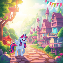 Mysterious Mane: Chronicles of Friendship - Text-based game