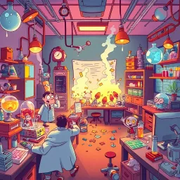 Whose Lab Is It Anyway? - Text-based game