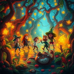 Quagmires: Quest Whose Adventure Is It Anyway? - Text-based game