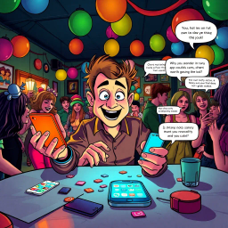 Whose Phone Is This, Anyway? - Text-based game