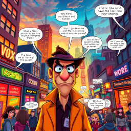 Whose Voice Is It Anyway? - Text-based game