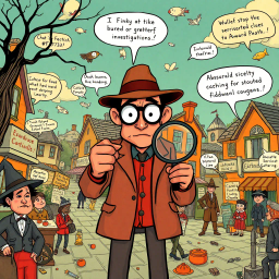 Comedy-Mystery text games
