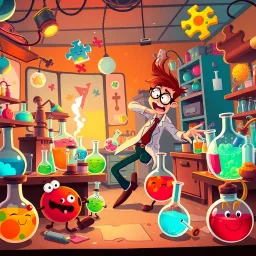 Whose Lab Is It Anyway? - Text-based game