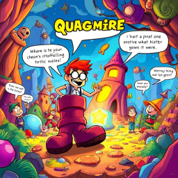 Quagmire Quest: Whose Adventure Is It Anyway? - Text-based game