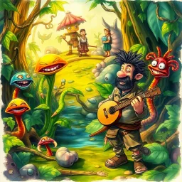 Quagmire's Quest: Whose Adventure Is It Anyway? - Text-based game