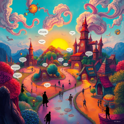 Meta-quest text games