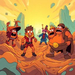 Quagmire Quest: Whose Adventure Is It Anyway? - Text-based game