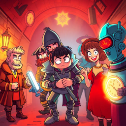 Chrono-Capers: Whose Time Is It Anyway? - Text-based game