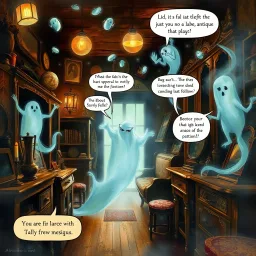 Ghostly Whodunit - Text-based game