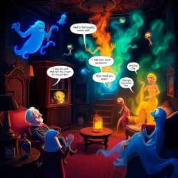 Whose Ghost Is It Anyway? - Text-based game