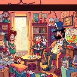 Whose Mess Is It Anyway? - Text-based game