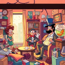 Whose Mess Is It Anyway? - Text-based game
