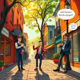 Whose Hellos are These, Anyway? - Text-based game