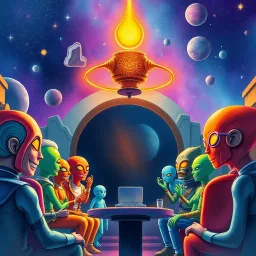 The Intergalactic Greetings Bureau - Text-based game