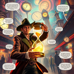 Chrono-Caper: Time's All Mine - Text-based game