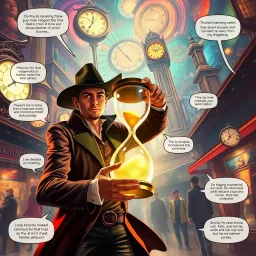 Chrono-Caper: Time's All Mine - Text-based game