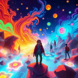 Spectrum Wars: Which Dimension is It Anyway? - Text-based game