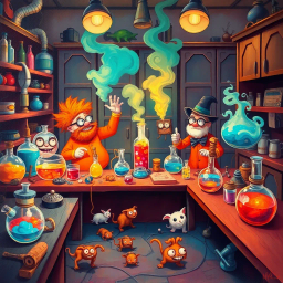 Whose Lab Is It Anyway? - Text-based game