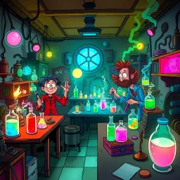 Lab Ruckus: Whose Lab is it Anyway? - Text-based game