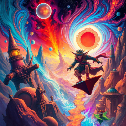 Spectrum Wars: Which Dimension Is It Anyway? - Text-based game