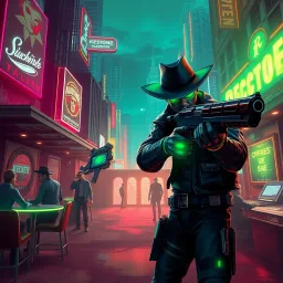 Cybernetic Cowboy Chronicles - Text-based game