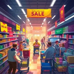 Price Wars: Supermarket Showdown - Text-based game