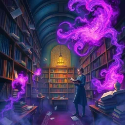 Chaos in the Library - Text-based game