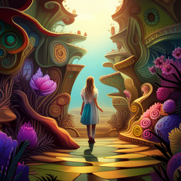 Through the Looking Glass: A Wonderland Tale - Text-based game