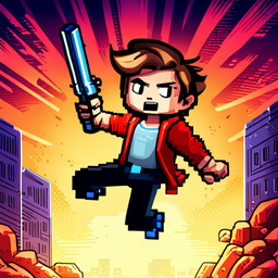 Pixel Peril: Retro Rampage - Text-based game