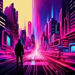 The Neon Heist - Text-based game