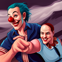 ClownStrike: The Parody Showdown - Text-based game