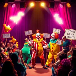 ClownStrike: The Parody Showdown - Text-based game