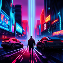 Retrowave Renegades - Text-based game