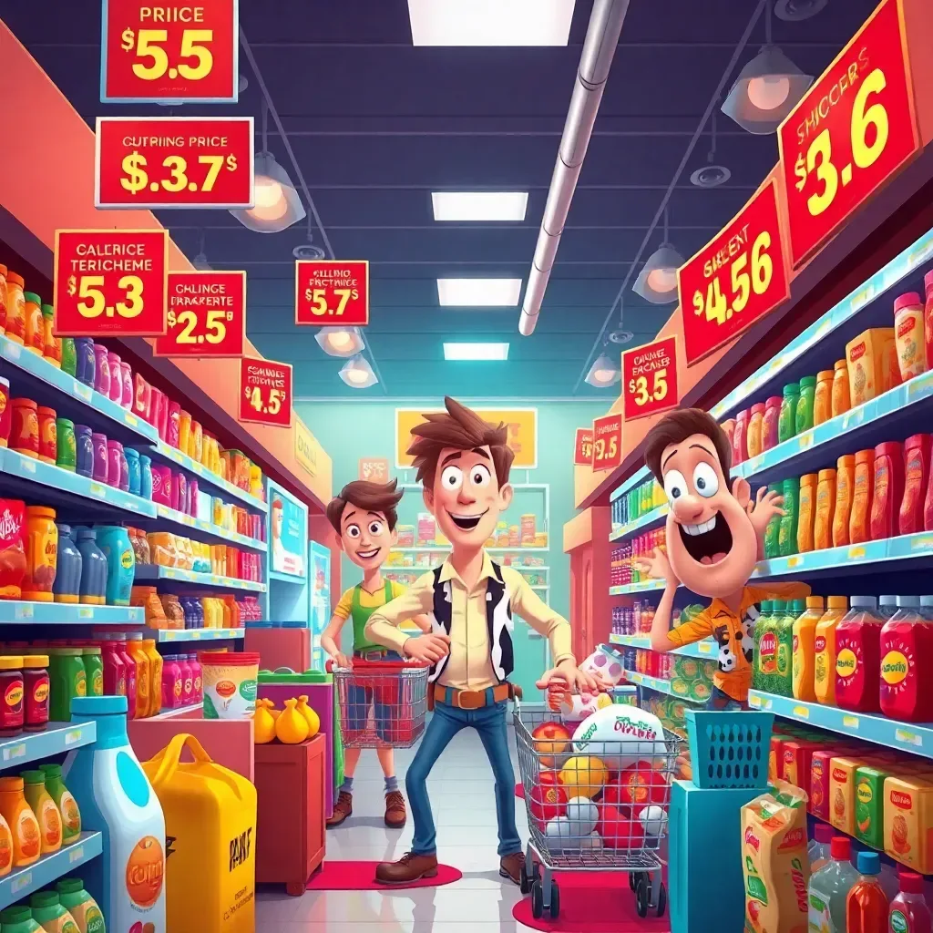 Price Wars: Supermarket Showdown