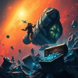Space Salvage Adventures - Text-based game