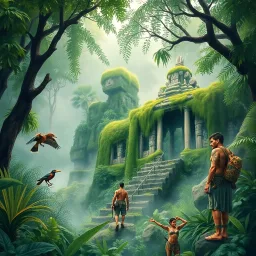 Dreams of the Jungle Kingdom - Text-based game