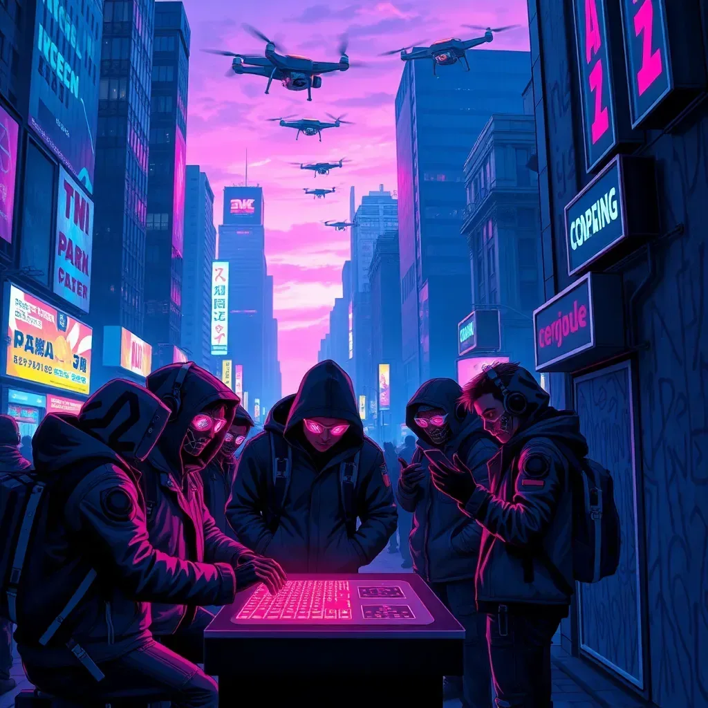 Neon Cyberpunk Renegades
