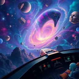 Cosmic Chronicles: The Jhana Odyssey - Text-based game