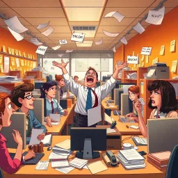 Office Chaos - Text-based game