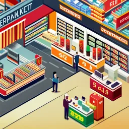 Price Wars: Supermarket Showdown - Text-based game