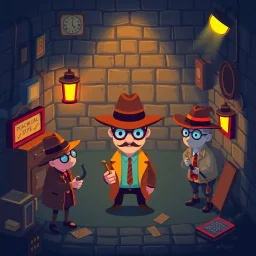 Pixel Puzzler: The Hat Heist