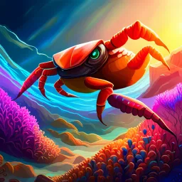 Crab Clash: The Great Shell Showdown - Text-based game