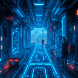 Lost in the Holographic Maze - Text-based game