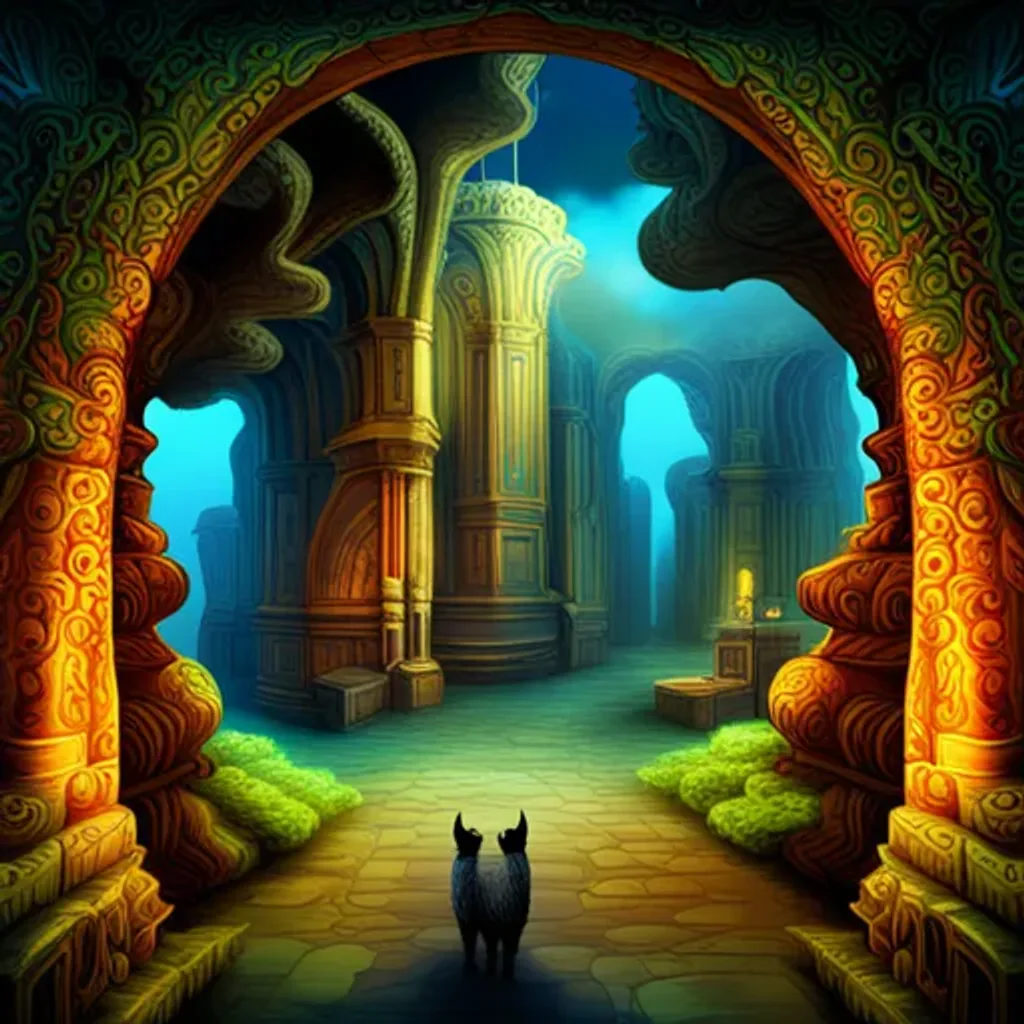 Dark Echoes: A Llama's Journey