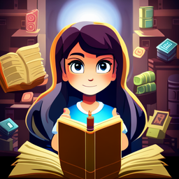 Bebe Bibliophile: Curse of the Lost Library - Text-based game