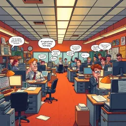 The Office Mutiny - Text-based game