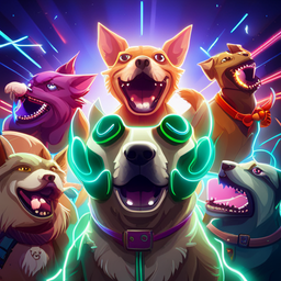 Bark Battle Royale - Text-based game