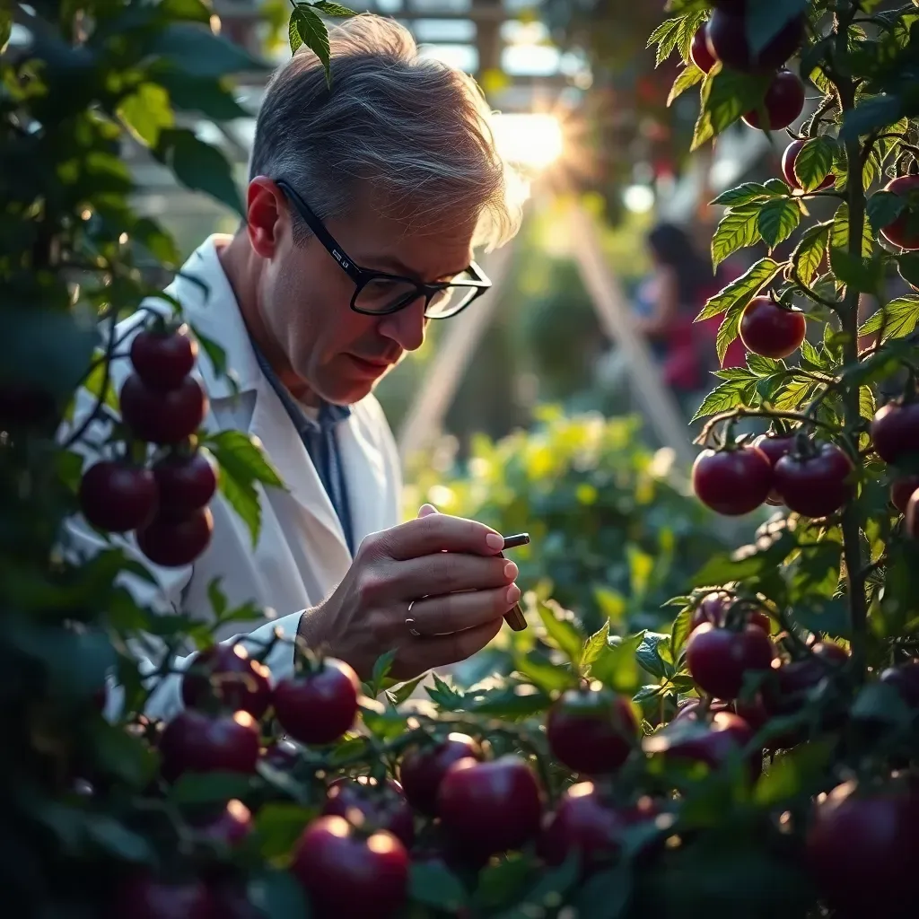 The Mystery of the Purple Tomato