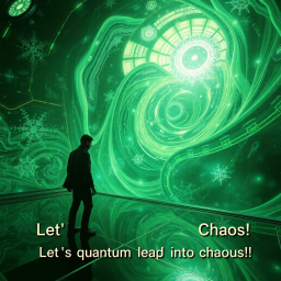 Quantum Chaos: The Butterfly Effect - Text-based game