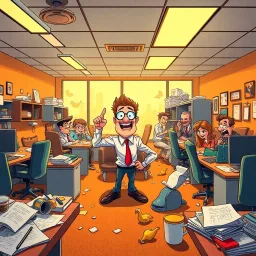 Office Sabotage - Text-based game